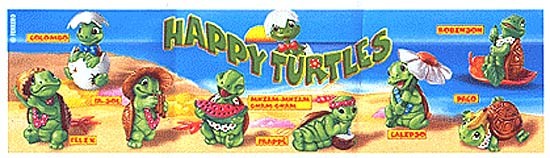   Happy Tortles (2003, Kinder Merendero)