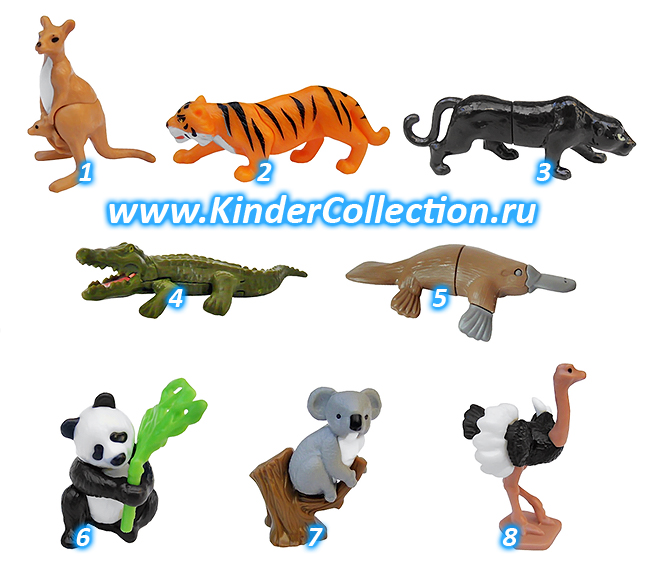     () - Tiere aus aller Welt FT001-003, 005-008, DC006A (Spielzeug)