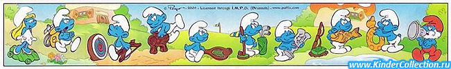      Sportschlumpfe K02 n.57-66 (2001)