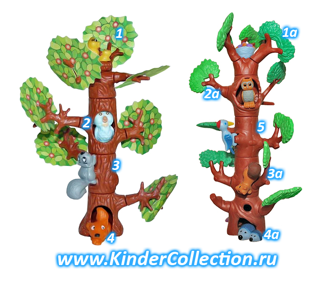   () - Der alte  Baum und seine Freunde K97 n.05-08 (Spielzeug)