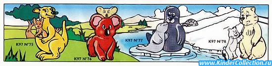      Tiere mit Kind K97 n.75-78 (1996)