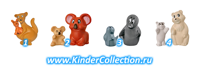   -2 () - Tiere mit Kind K97 n.75-78 (Spielzeug)