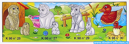      Haustiere mit Kind K98 n.27-30 (1997)