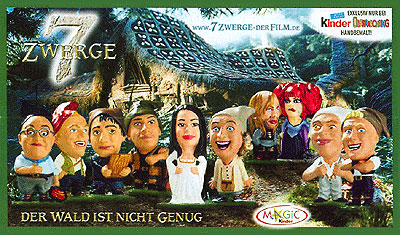 Оригинальный немецкий вкладыш серии 7 Zwerge - Der Wald ist nicht genug (2006)