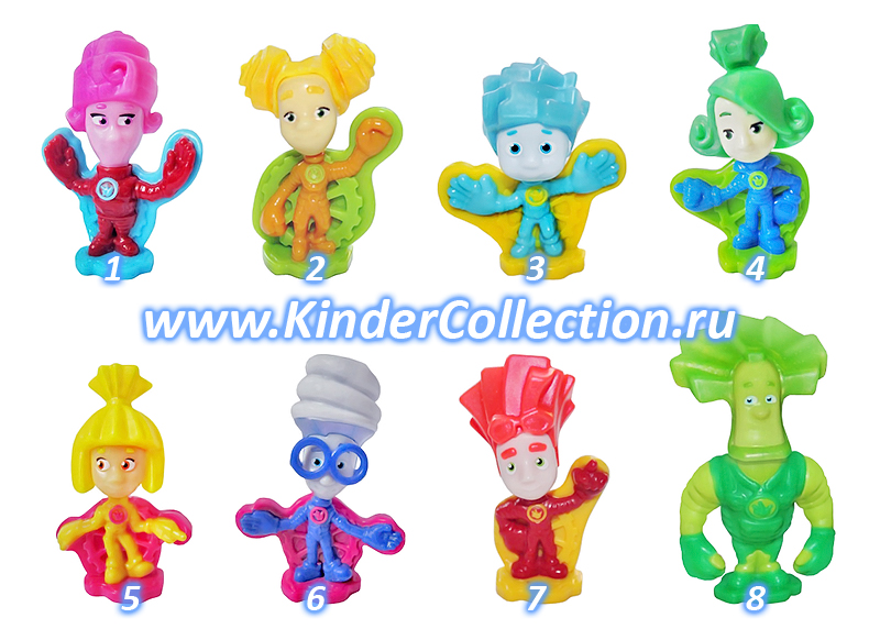 Список основных (твердых) игрушек Kinder Surprise (1975-2015)