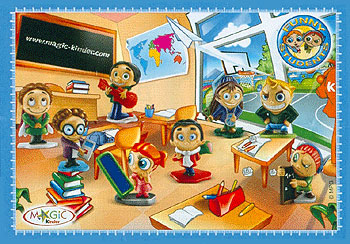 Европейский вкладыш серии Funny Students (2007)