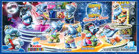 Польский вкладыш серии Happy Hippo Talent Show (2009)