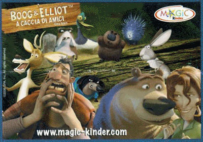 Итальянский вкладыш серии Boog & Elliot (2006)