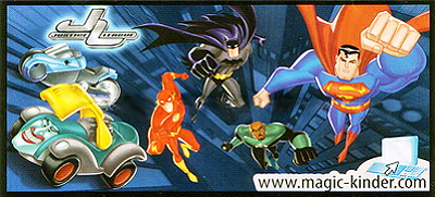 Оригинальный итальянский вкладыш серии Justice League (2009)