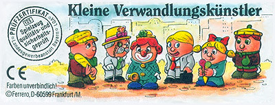 Оригинальный немецкий вкладыш серии Kleine Verwandlungskunstler (1997)