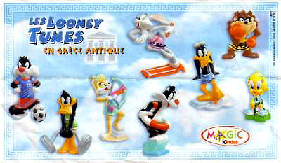 Французский вкладыш серии Looney Tunes Olympia (2004)