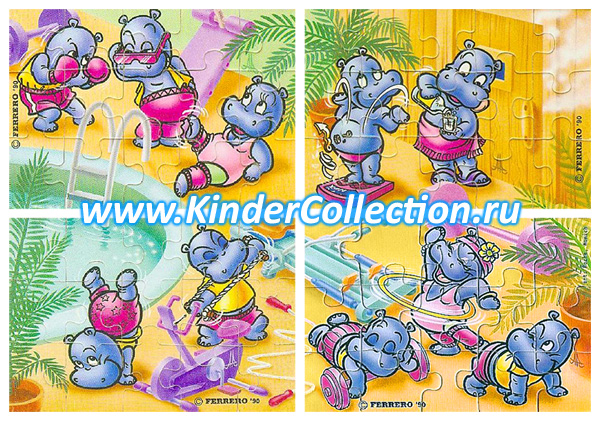 - - Happy Hippos im Fitness-Fieber