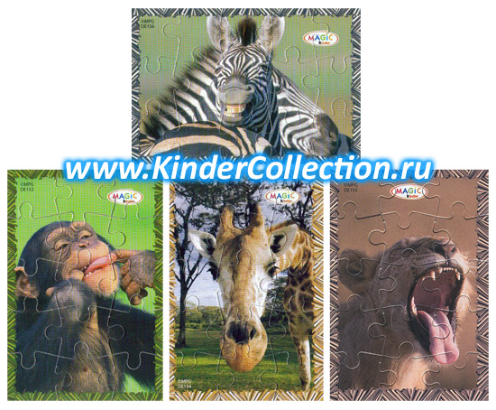   (-) - Animals DE 153-156 (Eu-puzzle)