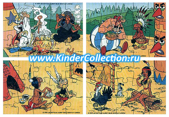    (-) - Asterix en Amerique (Eu-puzzle)