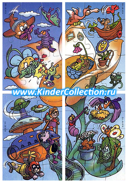 Суперпазл Spielzeug K01n109-112 (2000, Европа)