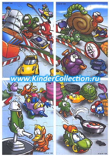 Суперпазл Spielzeug Spielzeug K03n104-111 (часть 1, 2002, Европа)