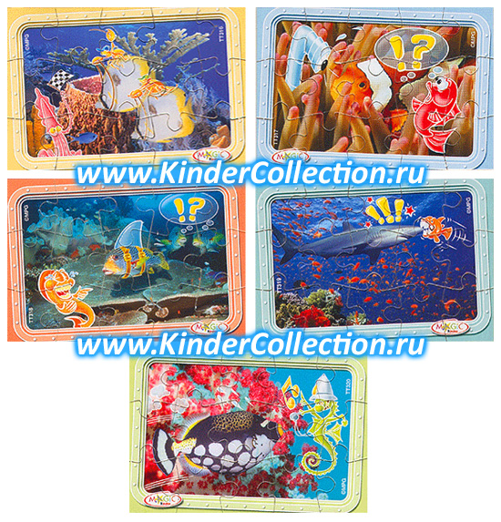  (-) - Sea Animals TT 316-320 (Eu-puzzle)