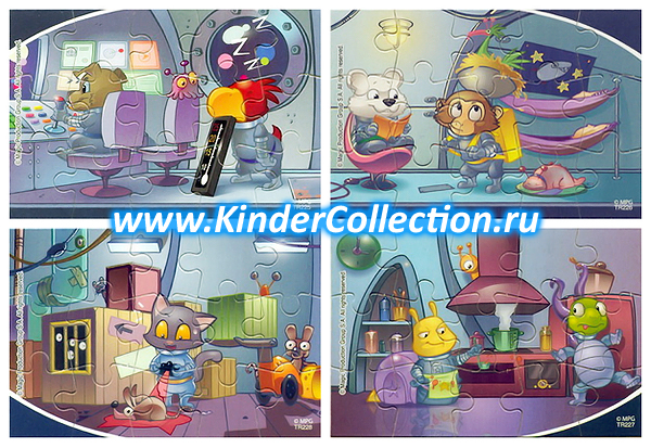   (-) - Space Mission TR225-228 (Eu-puzzle)