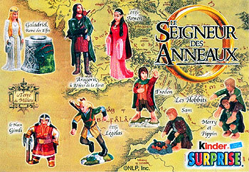 Французский вкладыш серии Le seigneur des anneaux (2002)