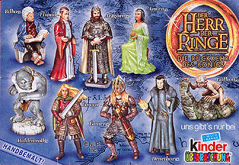Оригинальный немецкий вкладыш серии Der Herr der Ringe (Die Ruckkehr des Konigs) (2003)