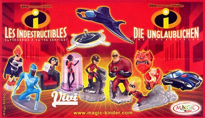 Французский вкладыш серии Les Indestructibles (2005)