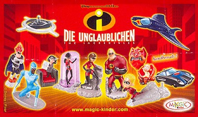 Немецкий вкладыш серии Die Unglaublichen (2005)