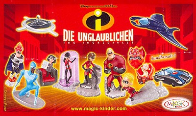 Немецкий вкладыш серии Die Unglaublichen (2005)