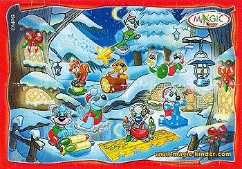 Европейский вкладыш серии Weihnachtswichtel (2007)