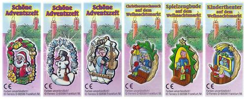 Немецкие вкладыши серии KinderCollection_Weihnachtsbaums 1998 года