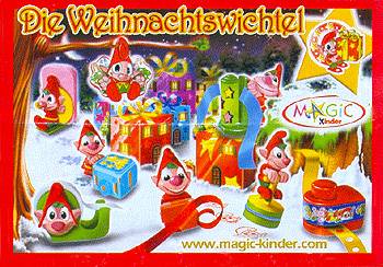 Оригинальный немецкий вкладыш серии Weihnachtswichtel (2005)