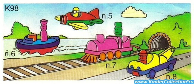 Malstifte K98 n.5-8 (Spielzeug)