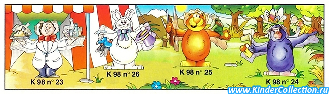 Wackelfiguren K98 n.023-026 (Spielzeug)