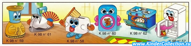 Die Kuche steht Kopf K98 n.057-062 (Spielzeug)