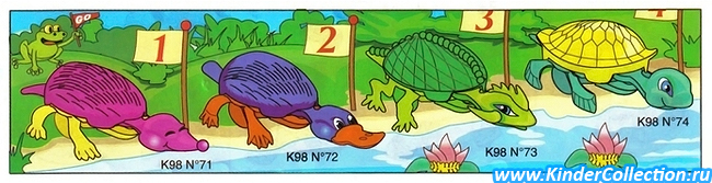 Flinke Fusse auf Futtersuche K98 n.071-074 (Spielzeug)