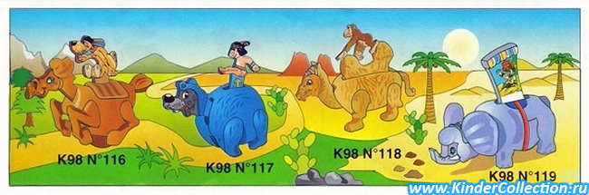 Tollkuhne Rodeo-Reiter K98 n.116-119 (Spielzeug)