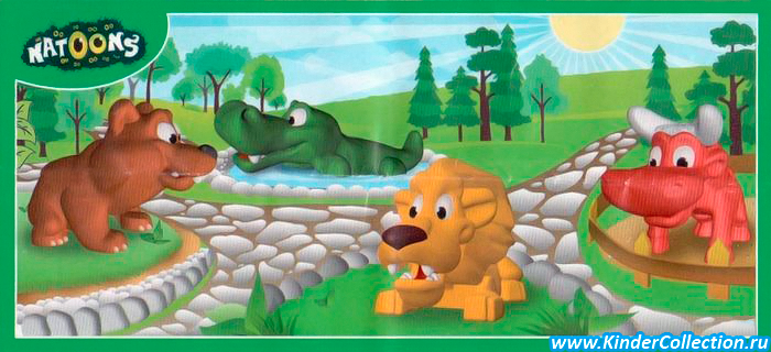 Hungrige Wildtiere SD130-133 (Spielzeug)