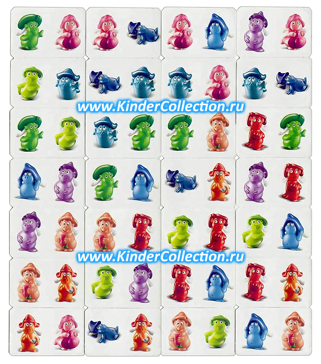 Домино к серии сборных игрушек Painty Ten (2006, Европа)