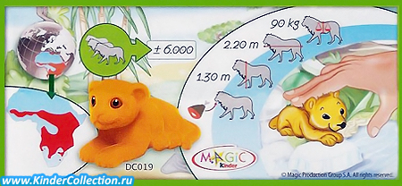 Вкладыш к фигурке DC019 серии Tierkinder DC 018-024 (2011)