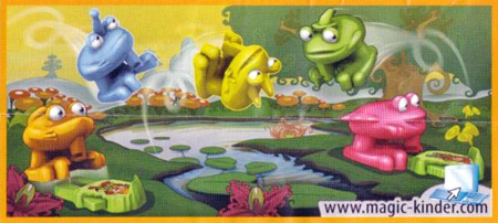Нейтральный вкладыш к серии сборных игрушек Schleuder Frosche DE 051-055 (2009)