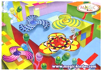 Нейтральный вкладыш к сборной серии игрушек Top DE 354 (2010, Kinder Joy)