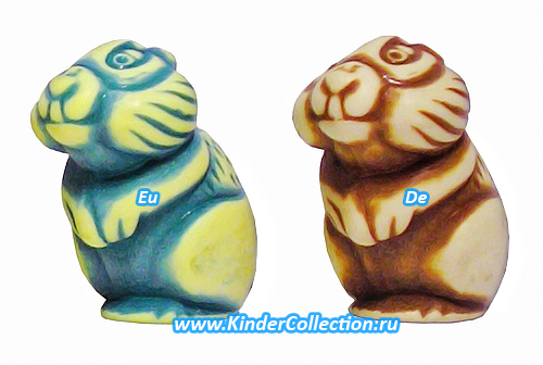 Отличие между европейской и немецкой разновидностью игрушки K00 n.133
