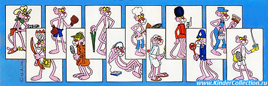 Европейский нейтральный вкладыш к серии Pink Panther (1989)