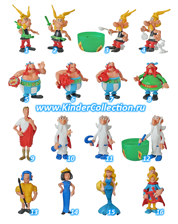 Астерикс (сборка) - Asterix K91n001-016 (Spielzeug)