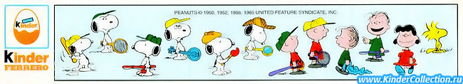 Европейский нейтральный вкладыш к серии Peanuts K94 n.31-42 (1993)