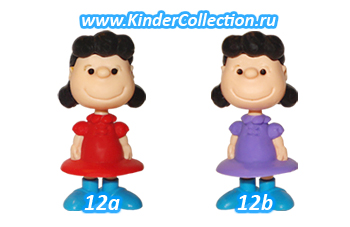 Цветовые варианты исполнения игрушек: красное и фиолетовое платье
