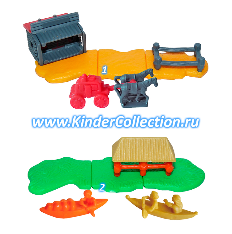 Серия сборных игрушек Mini Spielwelten-94 K95n41-42 (1994, Европа)