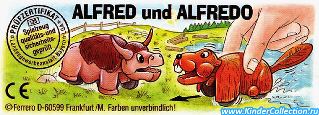 Немецкий вкладыш к серии Alfred und Alfredo (1997)