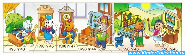 Европейский нейтральный вкладыш к серии Katzenstube K98 n.43-48 (1997)