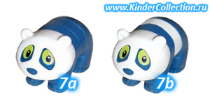 Панда NV045 из серии сборных игрушек Unmogliche Tiere NV 039-047 (2008)